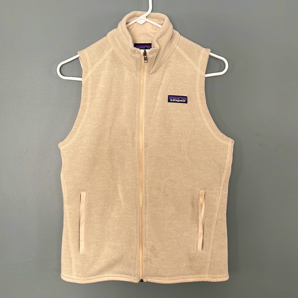 Patagonia cream vest